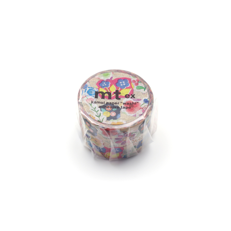 MT Masking Tape MT Ex Washi Tape Flower Sticker Collage