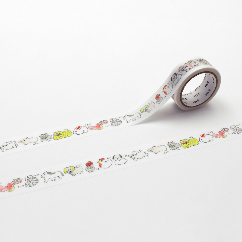 MT Masking Tape MT x Isabelle Boinot Washi Tape Animals