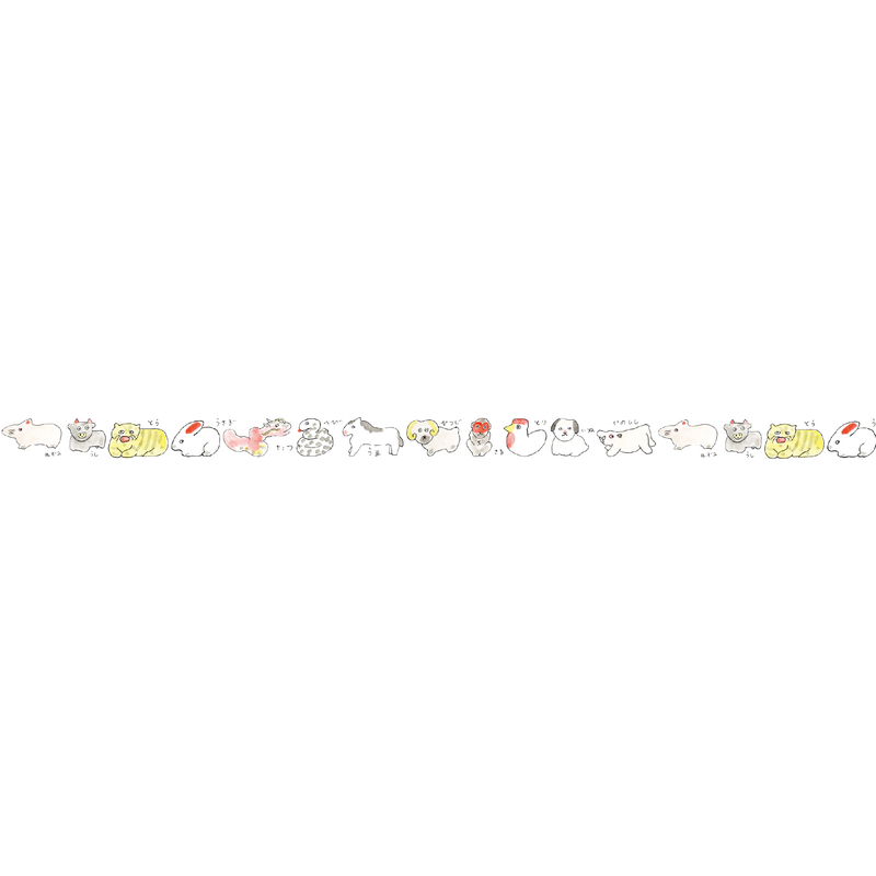 MT Masking Tape MT x Isabelle Boinot Washi Tape Animals