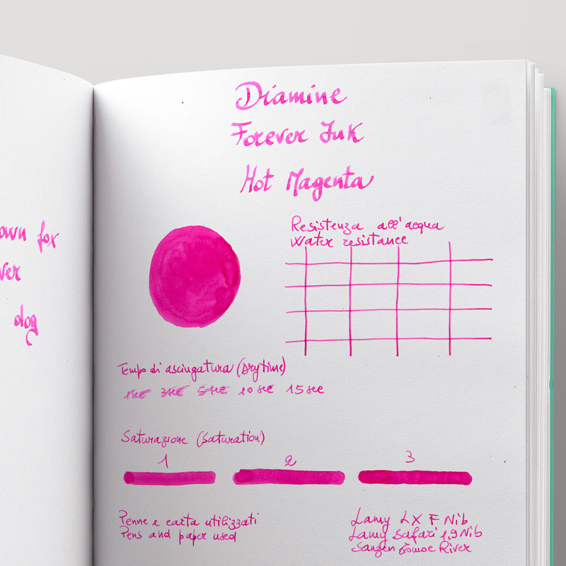 Diamine Diamine Forever Ink Hot Magenta Inchiostro 50 ml