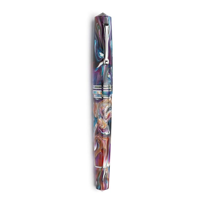 Leonardo Officina Italiana Leonardo Momento Zero Grande 2.0 Fountain Pen Primary Manipulation 1 Vesuvio