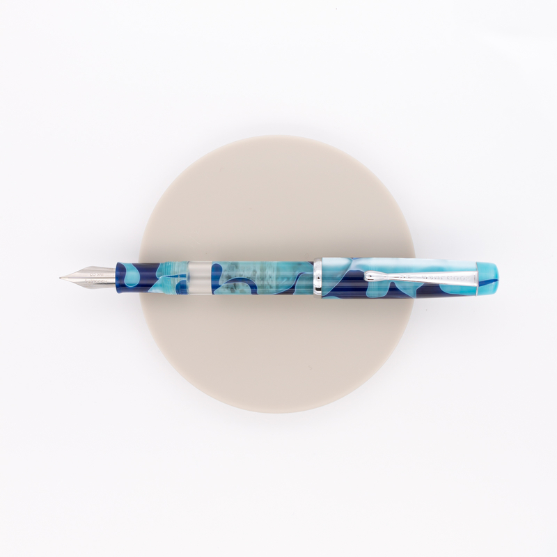 Noodler's Konrad Acrylic Fountain Pen Marbled Marianas