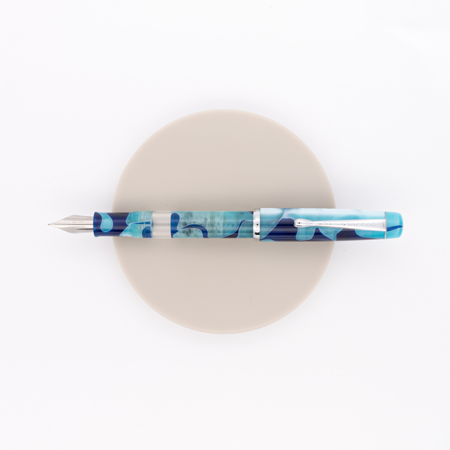 Noodler's Konrad Acrylic Fountain Pen Marbled Marianas