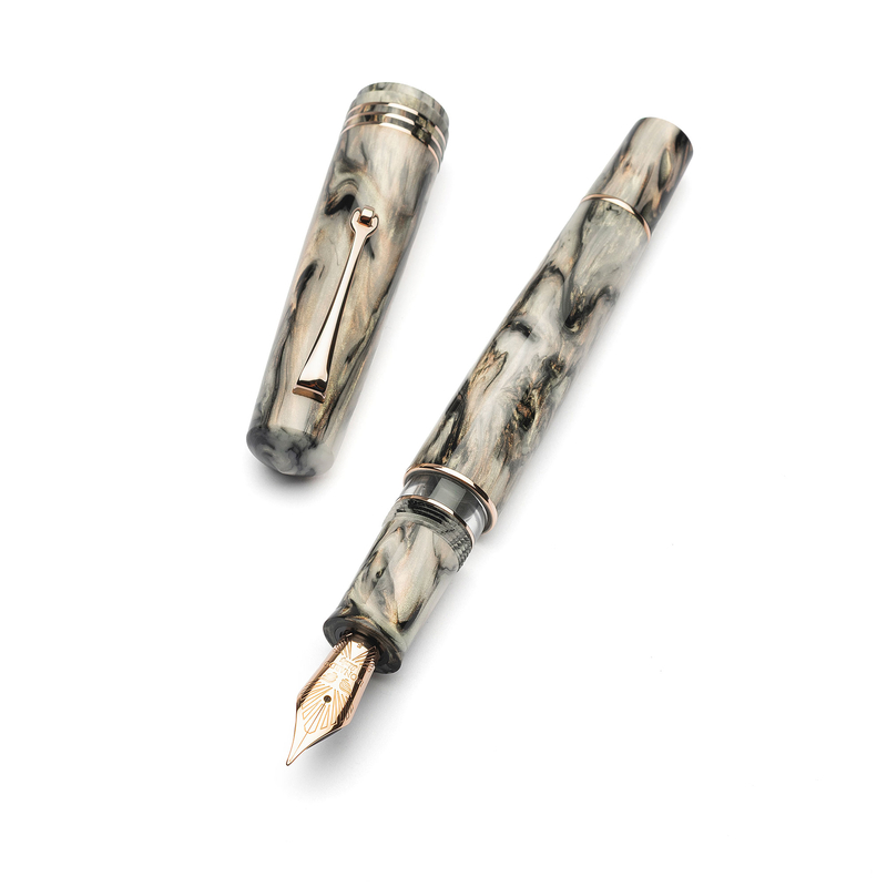 Leonardo Officina Italiana Leonardo Momento Zero Grande 2.0 Penna Stilografica Golden Abalone Leonardo Officina Italiana Leonardo Momento Zero Grande 2.0 Penna Stilografica Golden Abalone