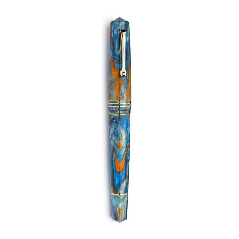 Leonardo Officina Italiana Leonardo Momento Zero Grande 2.0 Penna Stilografica Ocean Sunrise Pennino 6
