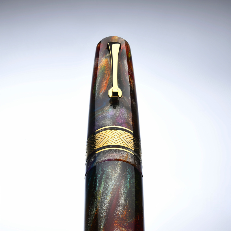Leonardo Officina Italiana Leonardo Supernova Fountain Pen Primary Manipulation 5 & Gold Nib No. 6 Limited Edition