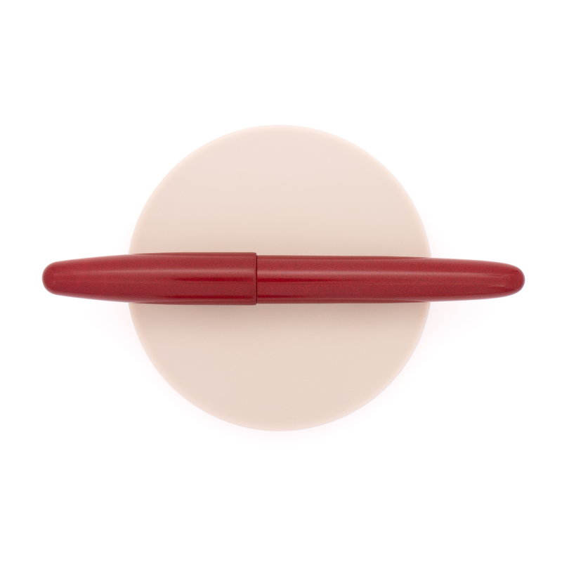 Wancher Wancher Dream Pen True Ebonite Penna Stilografica Sand Red & Rodio