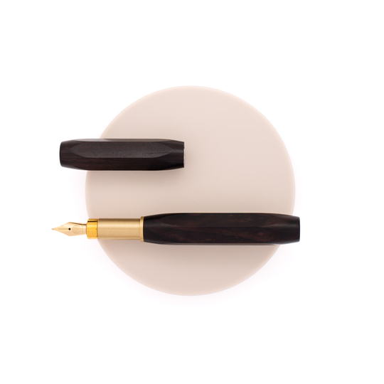 Wancher Sekai Densho 6 Facets Fountain Pen Ebony