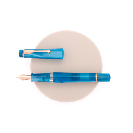 Nahvalur Explorer Fountain Pen Amalfi Coast & Rose Gold