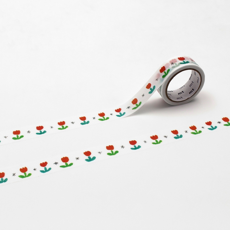 MT Masking Tape MT x Matsubayashi Makoto Washi Tape Tulip