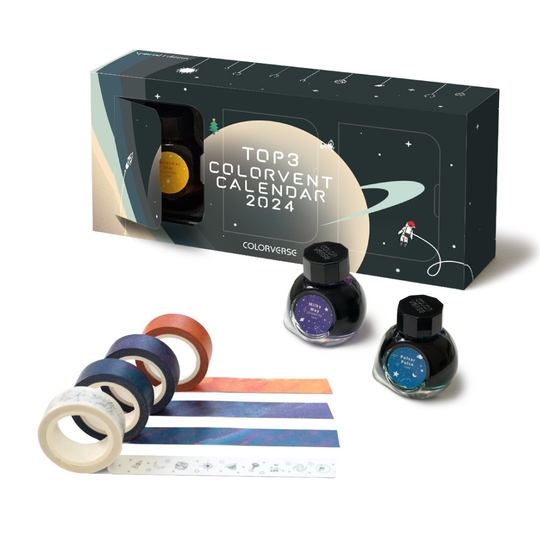 Colorverse Top 3 Colorvent Calendar 2024 Set di 3 Inchiostri