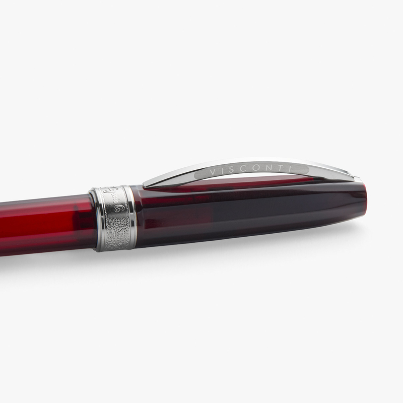 Visconti Visconti Michelangelo Fountain Pen Translucent Red