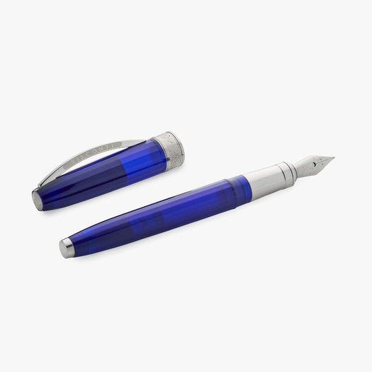 Visconti Michelangelo Penna Stilografica Blu Traslucido
