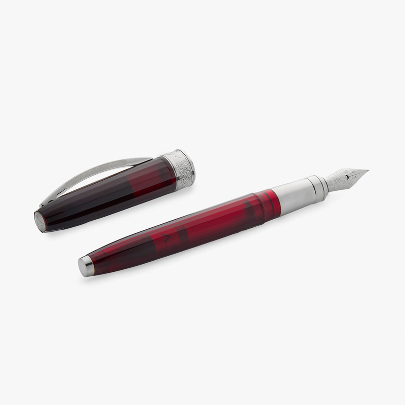 Visconti Visconti Michelangelo Fountain Pen Translucent Red