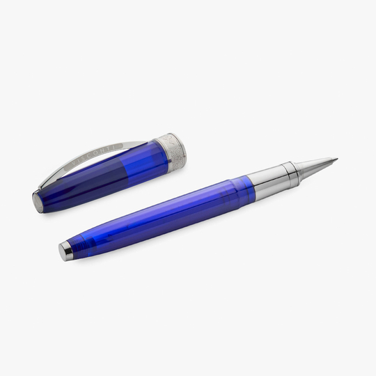 Visconti Michelangelo Penna Roller Blu Traslucido