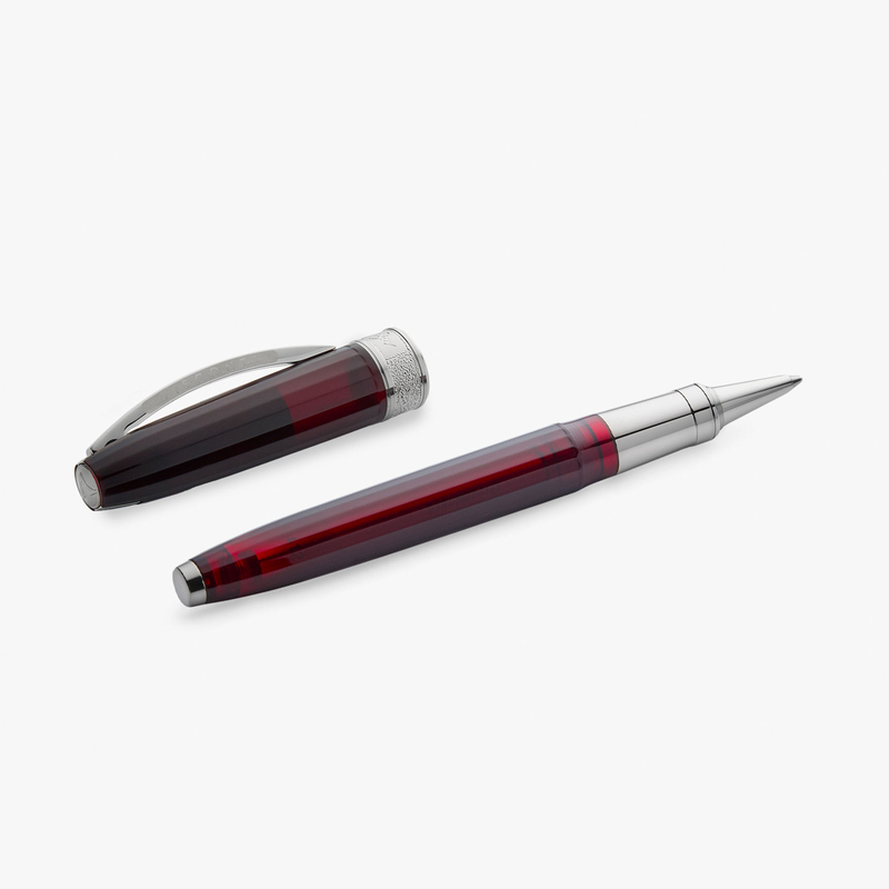 Visconti Visconti Michelangelo Rollerball Pen Translucent Red