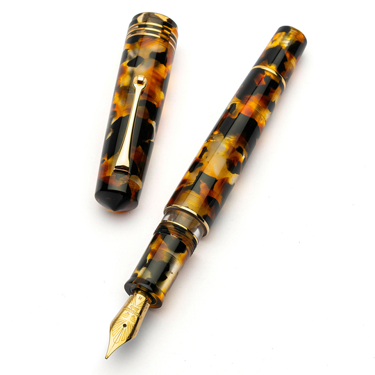 Leonardo Momento Zero Grande 2.0 Fountain Pen Sottobosco & Gold