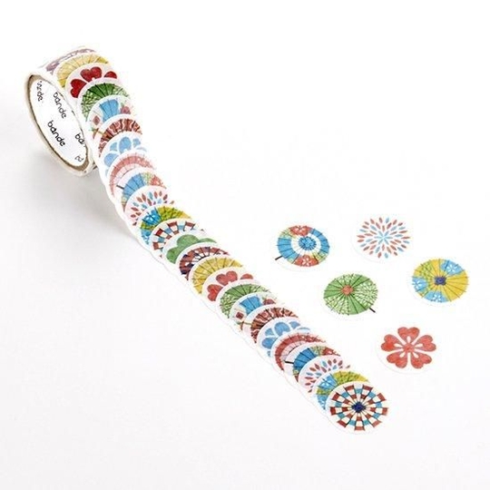 Bande Washi Tape Umbrella and Flowers