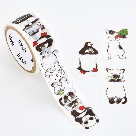 Bande Washi Tape Black and White Sandwich