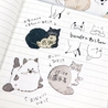 Bande Bande Writable Sticker Roll Yuru Neko Memo