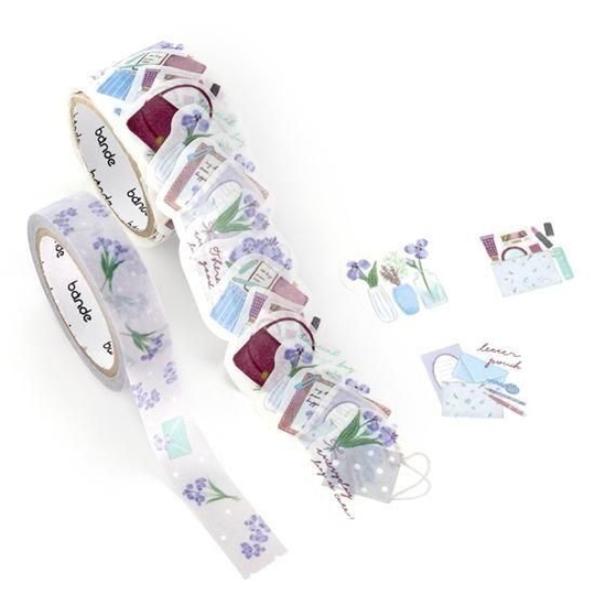 Bande Washi Tape Flowers in My Bag Iris