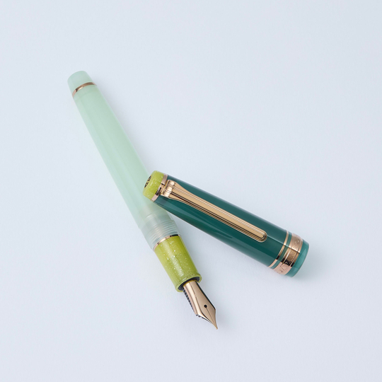 Sailor Professional Gear Slim Dried Flower II Fountain Pen Eucalyptus