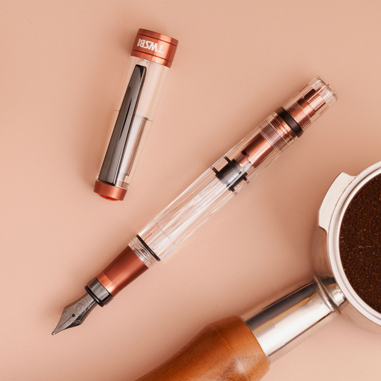 Twsbi Diamond 580AL R Fountain Pen Affogato & Onyx