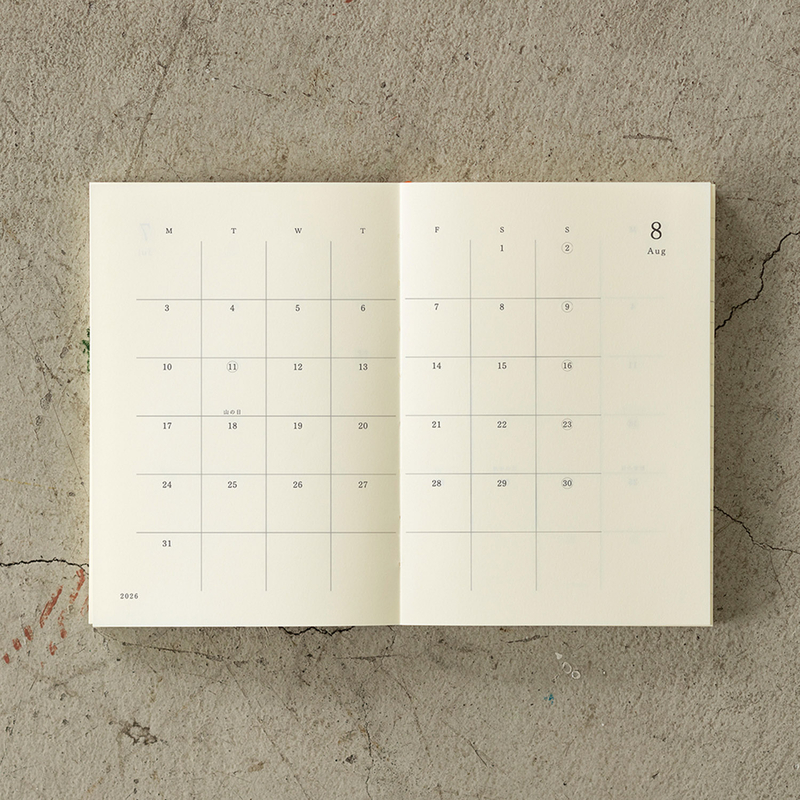 MD Paper MD Paper Notebook Diary 2026 Weekly A6
