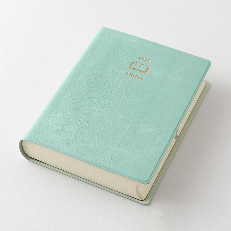 Midori Midori Hibino 2026 Agenda Giornaliera A6 Blue Green