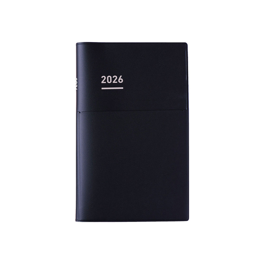 Kokuyo Jibun Techo Biz mini Agenda 2026 B6 Slim Nera