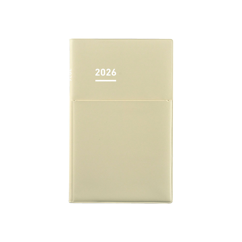Kokuyo Kokuyo Jibun Techo Biz mini 2025 B6 Slim Beige Kokuyo Kokuyo Jibun Techo Biz mini 2025 B6 Slim Beige