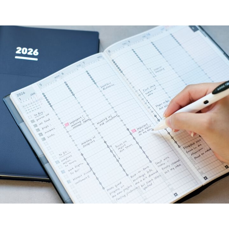 Kokuyo Kokuyo Jibun Techo Biz mini 2025 B6 Slim Beige