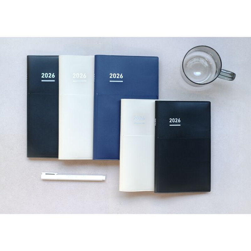 Kokuyo Kokuyo Jibun Techo Biz mini 2025 B6 Slim Beige