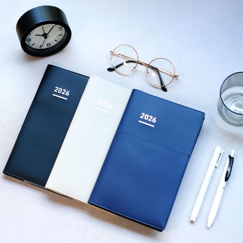 Kokuyo Kokuyo Jibun Techo Biz mini 2025 B6 Slim Beige