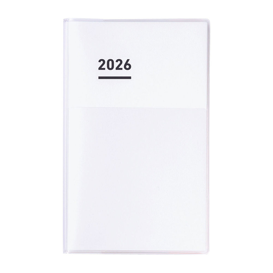 Kokuyo Jibun Techo Diary Agenda 2026 A5 Slim Bianca