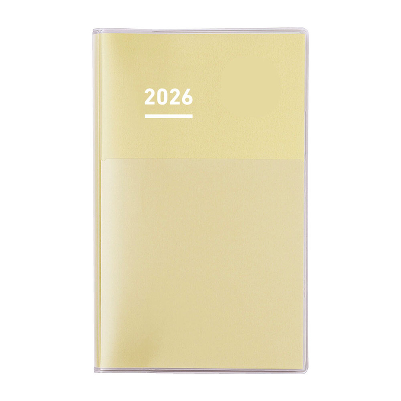 Kokuyo Kokuyo Jibun Techo Diary Agenda 2026 A5 Slim Gialla