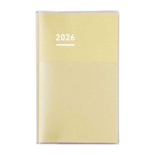 Kokuyo Jibun Techo Diary Agenda 2026 A5 Slim Gialla