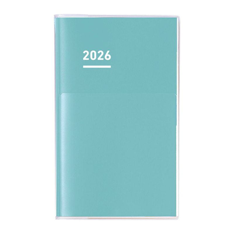 Kokuyo Kokuyo Jibun Techo Diary 2026 A5 Slim Green Kokuyo Kokuyo Jibun Techo Diary 2026 A5 Slim Green