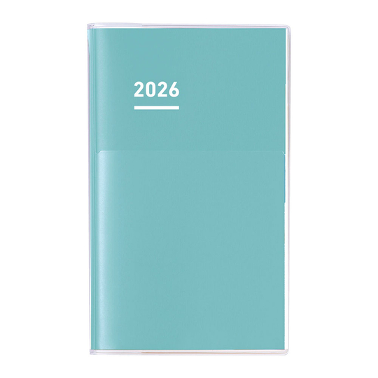 Kokuyo Jibun Techo Diary Agenda 2026 A5 Slim Verde
