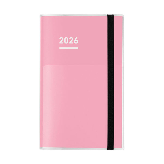 Kokuyo Jibun Techo First Kit Agenda 2026 A5 Slim Rosa