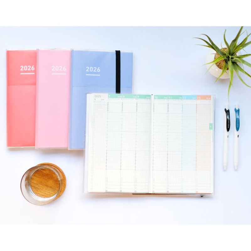 Kokuyo Kokuyo Jibun Techo First Kit Agenda 2026 A5 Slim Viola