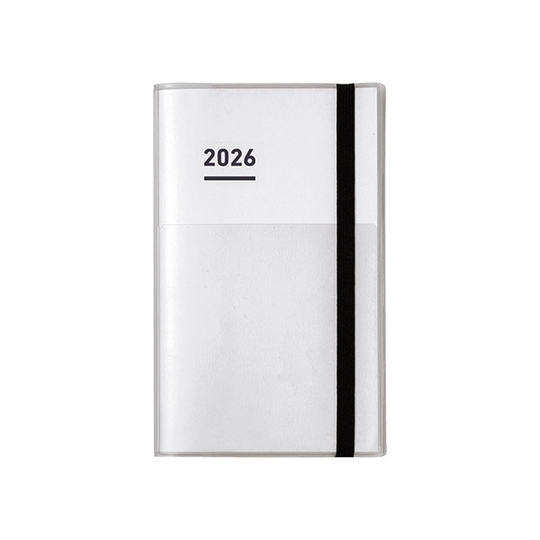 Kokuyo Jibun Techo First Kit mini Agenda 2026 B6 Slim Bianca