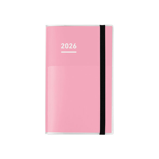 Kokuyo Jibun Techo First Kit mini Agenda 2026 B6 Slim Rosa