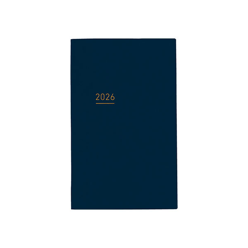 Kokuyo Kokuyo Jibun Techo Lite mini Agenda 2026 B6 Slim Navy