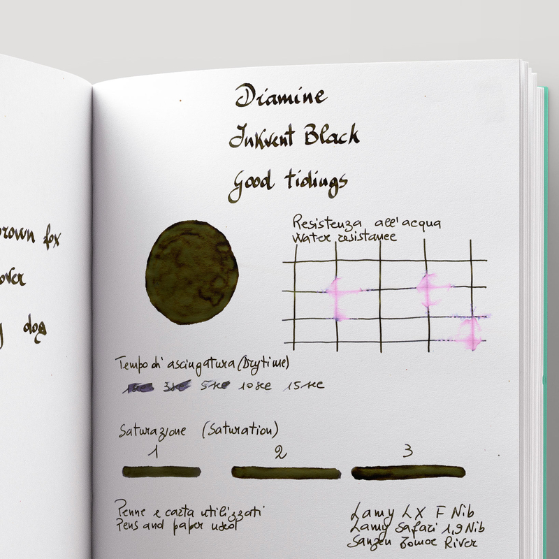 Diamine Diamine Inkvent Good Tidings Inchiostro 50 ml Black Edition Extreme Sheen