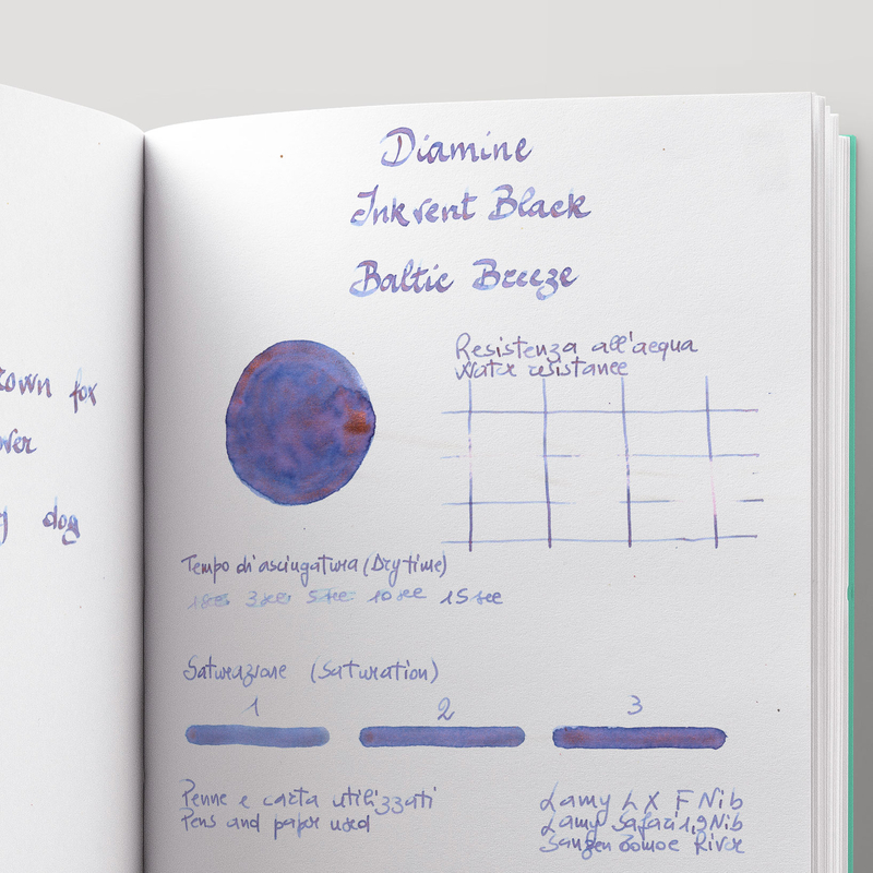 Diamine Diamine Inkvent Baltic Breeze Inchiostro 50 ml Black Edition Shimmer