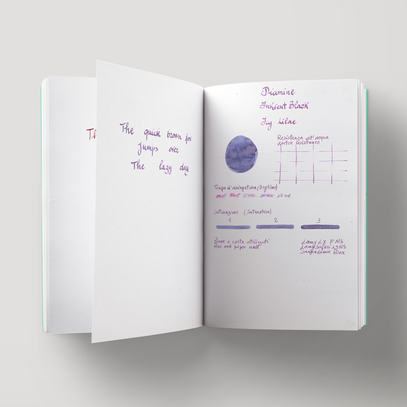 Diamine Diamine Inkvent Icy Lilac Inchiostro 50 ml Black Edition Shimmer