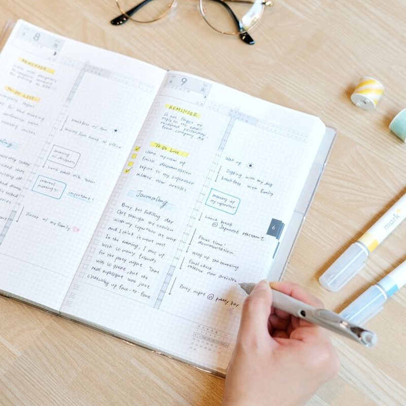 Kokuyo Kokuyo Jibun Techo Days Agenda 2026 A5 Slim SOU.SOU Blue
