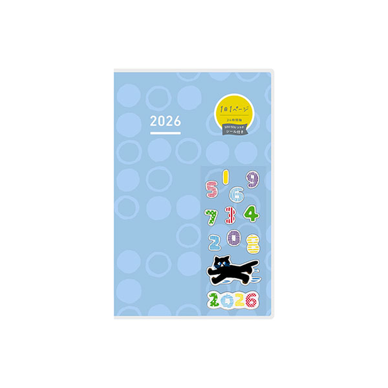 Kokuyo Kokuyo Jibun Techo Days mini Agenda 2026 B6 Slim SOU.SOU Blue Kokuyo Kokuyo Jibun Techo Days mini Agenda 2026 B6 Slim SOU.SOU Blue