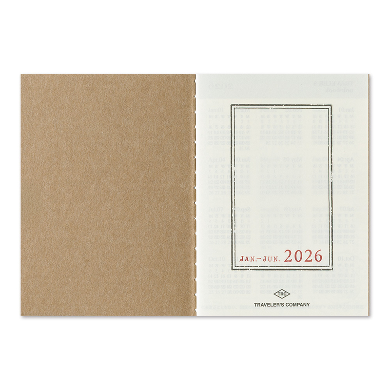 Traveler's Company Traveler's Notebook Agenda 2026 Settimanale Passport Size